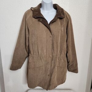 Gallery women's jacket 90's size medium  brown